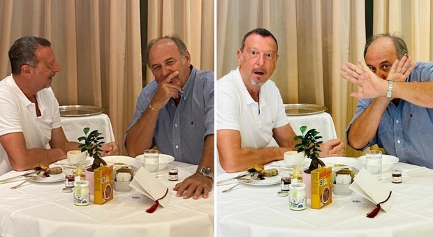 Amadeus e Gerry Scotti, colazione insieme: sarà lui il nuovo conduttore di Sanremo 2024?