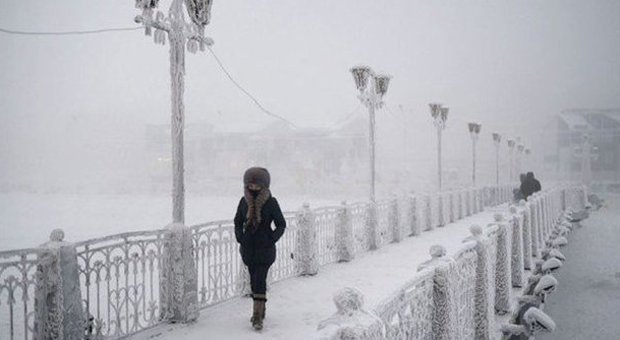 In Russia il villaggio più freddo del mondo: il termometro è sceso a -67°