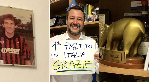 Matteo Salvini, dai Tapiri a Franco Baresi: i segreti dell'ufficio del vice premier
