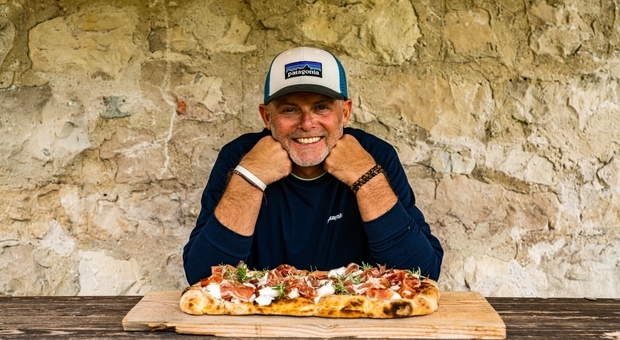 Denis Lovatel e la sua pizza
