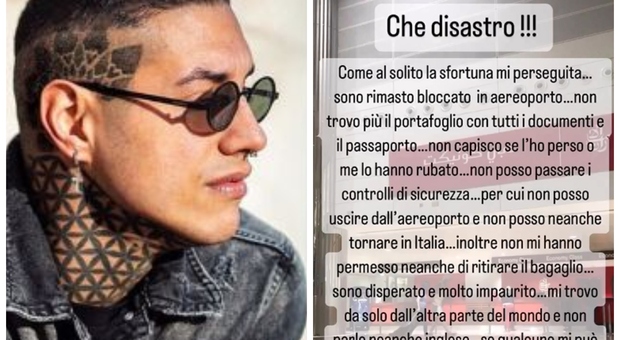 Francesco Chiofalo, nuova disavventura: rimane bloccato in aeroporto senza documenti