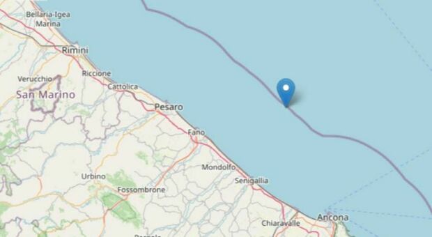 Serie di scosse di terremoto sulla costa marchigiana: la più potente di magnitudo 3.2