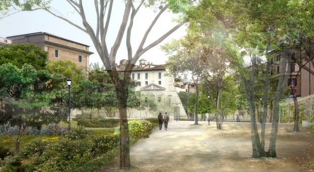Roma, a Via Giulia un giardino sopra il parking: pronta l'opera di recupero urbano