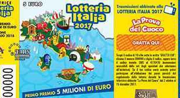 Lotteria Italia, premio da 5 milioni venduto a Anagni. A Roma biglietto da 500mila euro