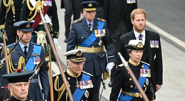 Funerali Elisabetta, perché Harry e Andrea sono senza divisa? Le "spine" nel fianco della famiglia reale
