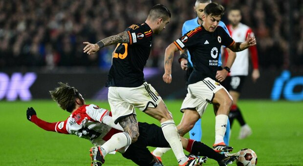 Feyenoord-Roma 1-1, Lukaku risponde a Paixao: finisce in parità la prima di  De Rossi in Europa