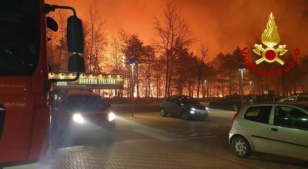 Incendio nel parco delle Groane, a fuoco il bosco tra Milano e la Brianza
