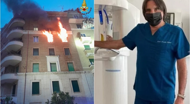 Roma, incendio all'alba in un appartamento a Prati: morto un 70enne, trovato carbonizzato