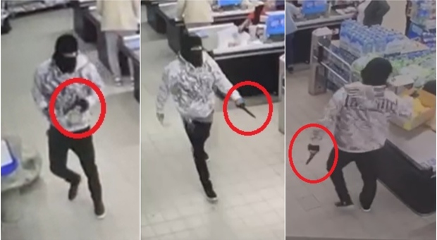 Roma, terrore al supermarket: pistola in faccia ai cassieri, il colpo in 90 secondi