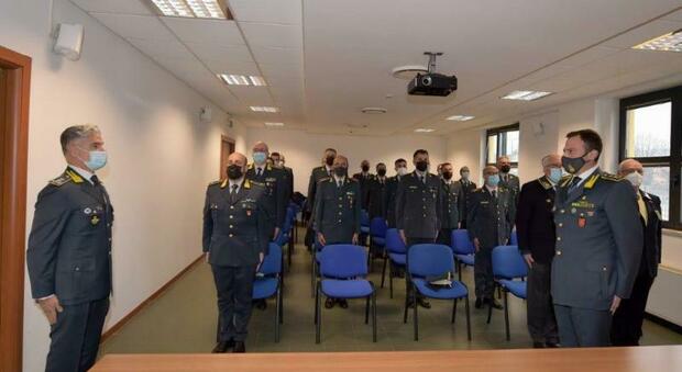 Guardia di Finanza di Rieti, il comandante regionale Pomponi ha fatto visita al comando provinciale