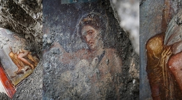 Pompei, gli scavi portano alla luce un ritratto a "luci rosse"