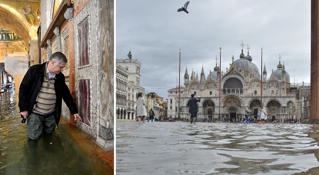 Acqua alta a Venezia: due giorni record