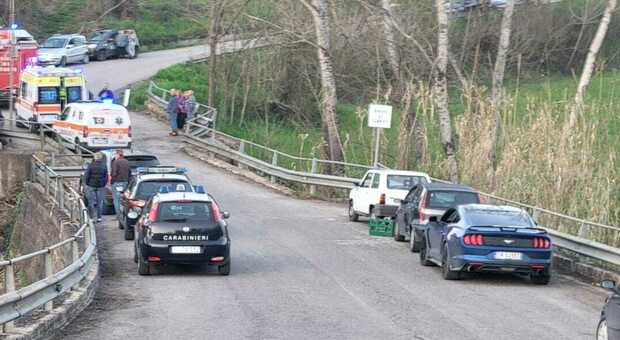 Pontecorvo, finisce con l'auto nel torrente: interviene l'eliambulanza, 44enne trasferito a Roma