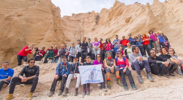 Più di 50 escursionisti alle Lame Rosse accompagnati da Camoscio e Forestalp