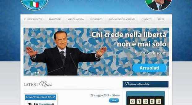 Arriva l'Esercito di Silvio: «Arruolare difensori di Berlusconi nel ventennale della persecuzione giudiziaria»