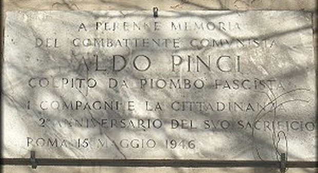 15 maggio 1944 Muore a Roma il gappista Aldo Pinci