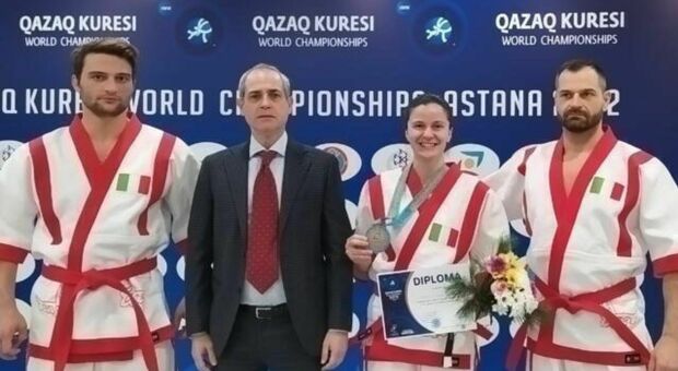 Mondiali di Qazaq Kuresi: medaglia di bronzo per l'atleta friulana Momentè