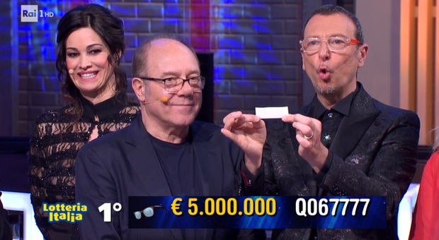Lotteria Italia, è Carlo Verdone il portafortuna ai "Soliti Ignoti"