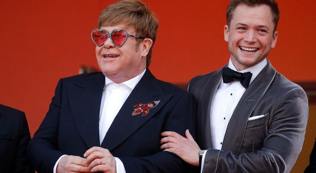 Elton Jonh e Taron Egerton a Cannes