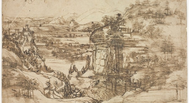 "Il Paesaggio" di Leonardo Da Vinci
