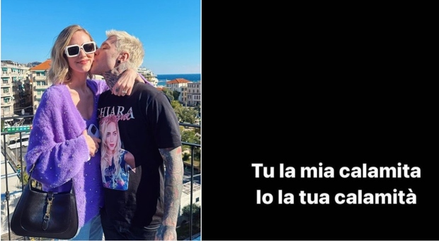 Fedez su Instagram pubblica la canzone dedicata a Chiara, poi cancella la storia. «Tu la mia calamita, io la tua calamità»