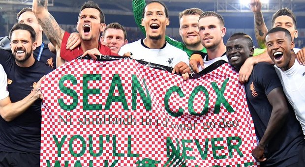 La famiglia di Sean Cox ringrazia: «Da Liverpool e Roma travolgente solidarietà»