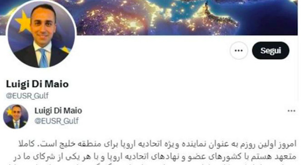 Luigi Di Maio ora scrive in arabo su Twitter: «Pronto a impegnarmi». Ecco perché