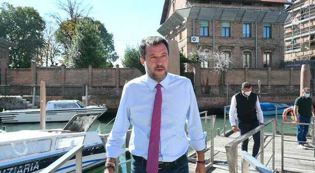 Salvini oggi a Venezia