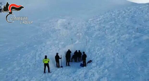 Velino, trovati 3 dei 4 corpi degli escursionisti dispersi: erano sotto le neve