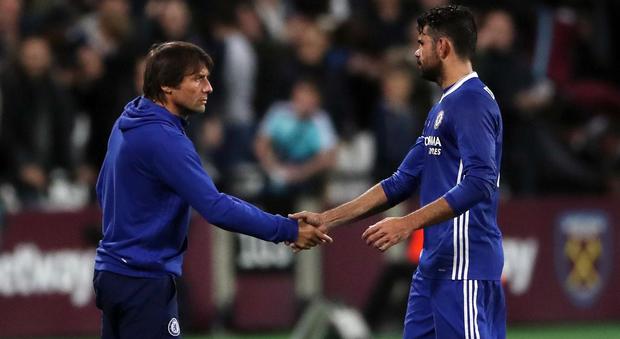 Conte, scontro col Chelsea: tutta colpa di un sms del tecnico a Diego Costa