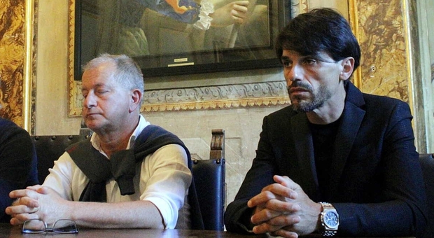 L'avvocato FAbio MIchelangeli e Luca Innocenzi