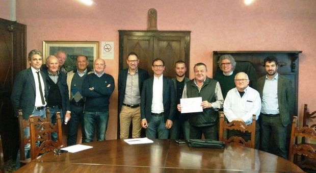 Le delegazione Giro d'Italia 2018 Under 23 in municipio