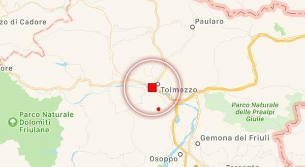 Terremoto in Carnia, 4 gradi Richter Epicentro tra Tolmezzo e Verzegnis Trema tutto il Friuli fino alla costa