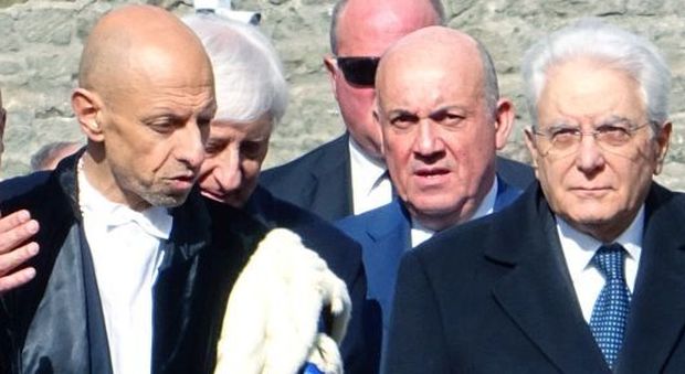 Alessandro Ruggieri con il presidente Mattarella