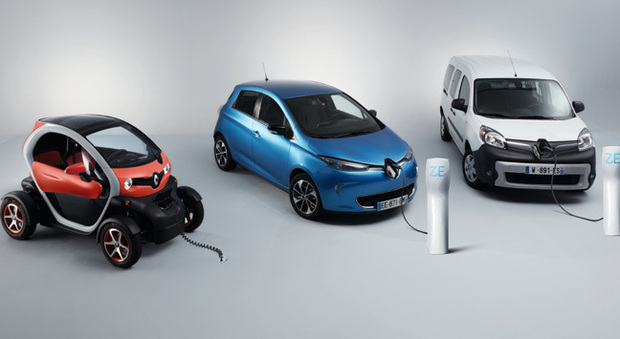 La gamma elettrica di Renault