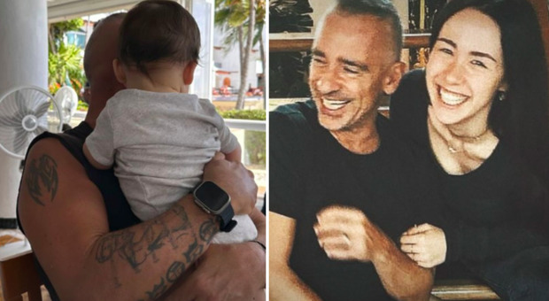 Eros Ramazzotti tenero nonno: il dolce scatto con il piccolo Cesare commuove i fan FOTO