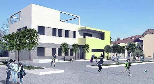 Prende forma il Pio X del futuro: nuovo edificio nel cortile con parcheggi e campo da basket