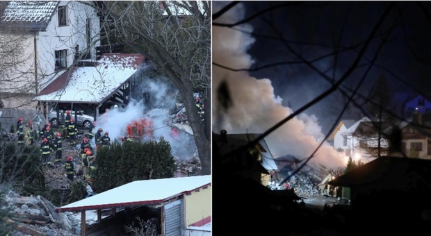 Fuga di gas ed esplosione, crolla edificio di tre piani nella località sciistica: otto morti