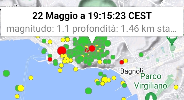 Campi Flegrei, scossa di terremoto con epicentro ai Pisciarelli