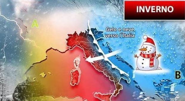 Temporali, grandine e crollo delle temperature su tutta Italia