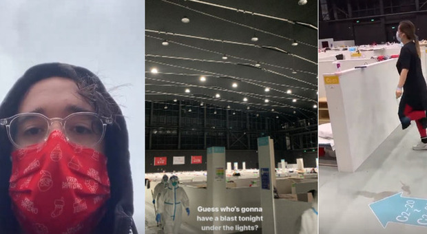 Shanghai, Alessandro racconta su Instagram la vita nel centro per positivi: «Niente docce, un'ora d'aria al giorno»