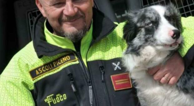 Galassia, cane pompiere morta a 14 anni insieme al suo conduttore e padrone Franco Alessandrini