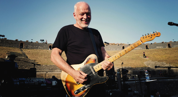 Gilmour a Pompei, lo show fa il pieno su Youtube tre anni dopo