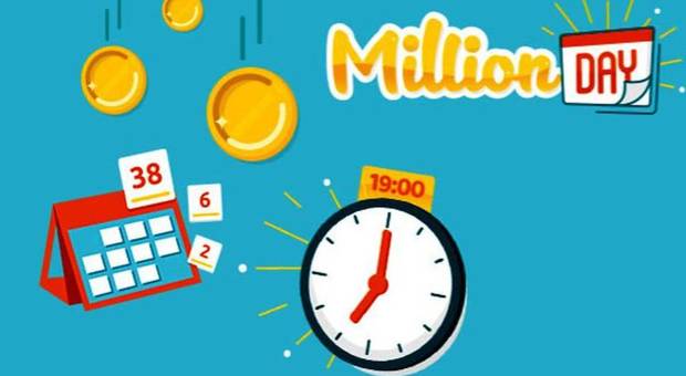 Million Day, diretta estrazione di venerdì 22 febbraio 2019: i numeri vincenti
