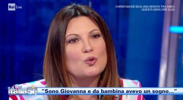 Amadeus, la moglie Giovanna Civitillo a Italia Sì: «Ecco quando ho capito di amarlo»