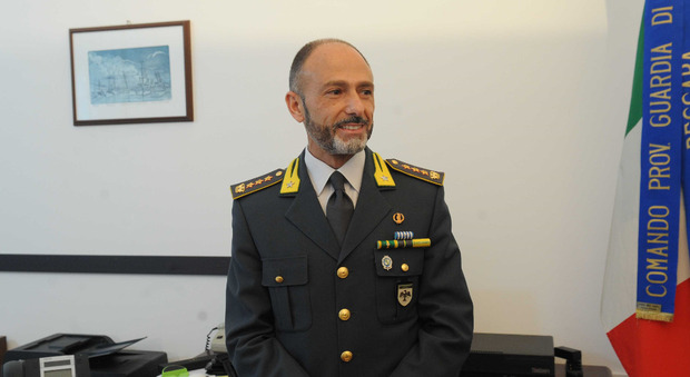 Il colonnello Antonio Caputo, comandante provinciale della Guardia di Finanza di Pescara