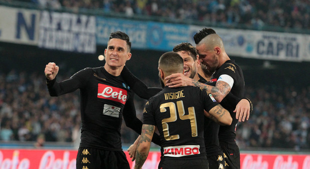 Il Napoli a Sassuolo per restare in corsa Champions League
