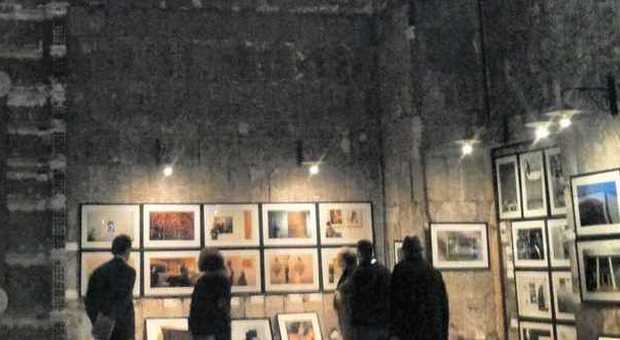 La mostra di Sergio Coppi, nella sala espositiva di Palazzo Montani-Leoni