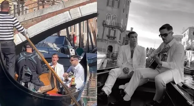Blanco a sorpresa a Venezia per il video del nuovo singolo "in gondola"