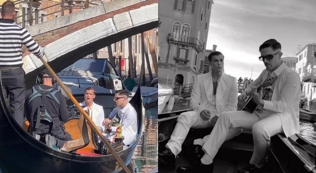 Blanco a sorpresa a Venezia per il video del nuovo singolo "in gondola"